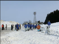 村山興業-雪上カーニバルステージ製作画像